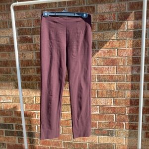Vince Burgundy Cigarette Pants